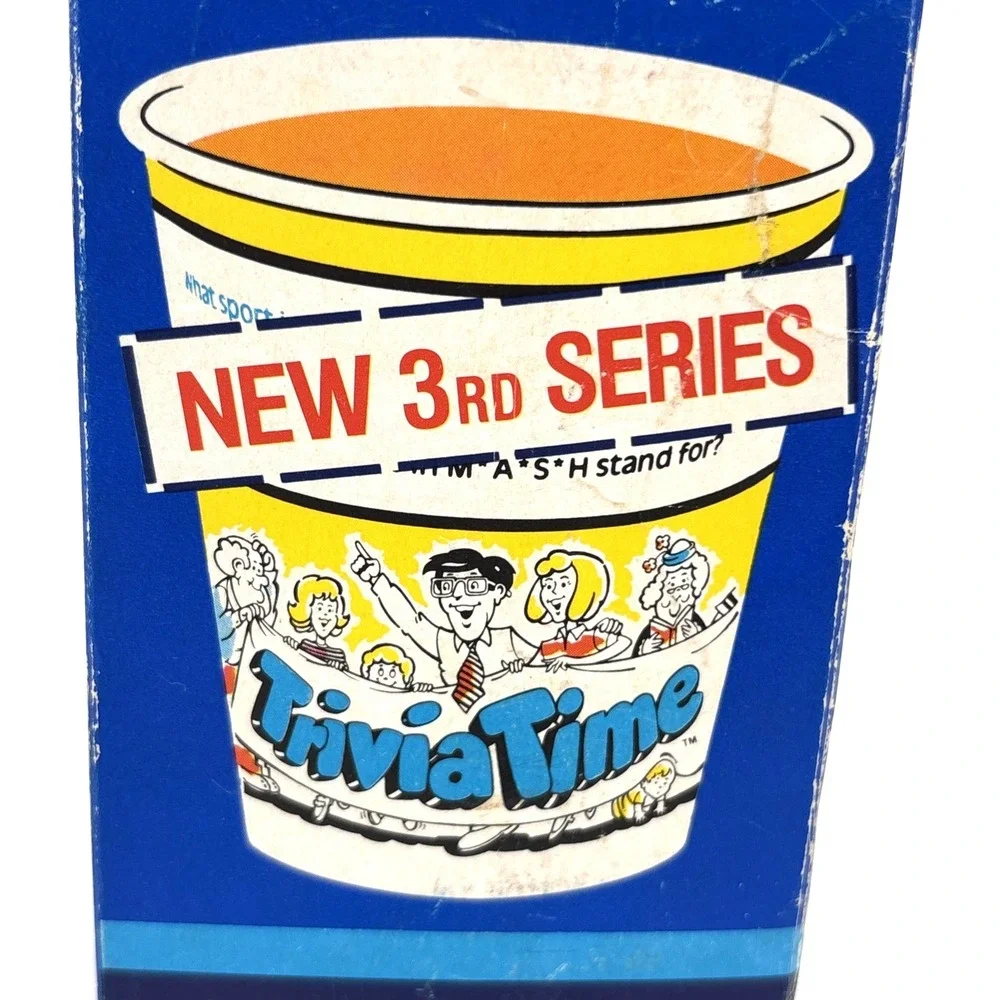 Vintage Trivia Time Dixie 5oz Kitchen Cups NEW 3rd Series 50 Count Sealed NOS